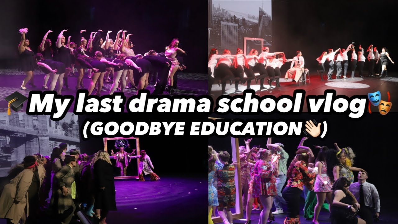 My last ever drama school vlog| Leaving uni| Sweet charity the musical🎭🎓🎤⭐️