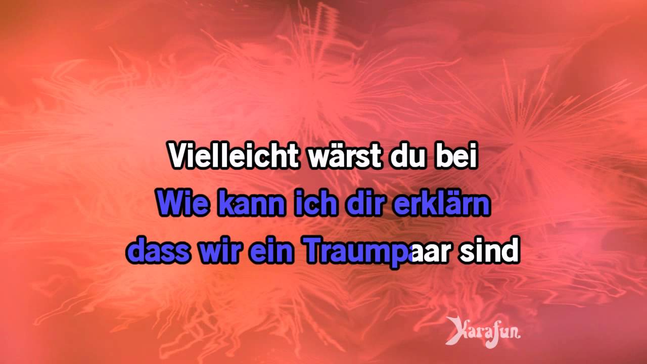 Karaoke Ich hab' geträumt von dir - Matthias Reim *