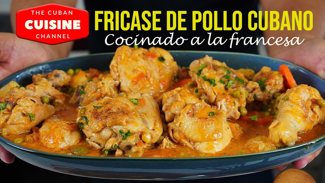 🚀FRICASE DE POLLO CUBANO PASO A PASO. 🍗Chicken Fricassee Cuban  Style Chicken Stew.