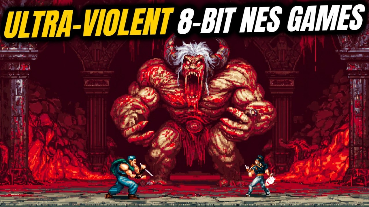 16 Must-Play Ultra Violent & Insanely Brutal 8-Bit NES Games