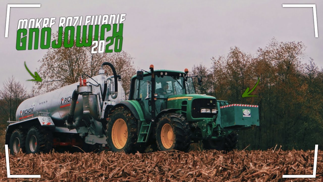✬ Mokre Rozlewanie Gnojowicy 2020✬ John Deere6930-Pichon -GR Jarmużewscy ✬WPT