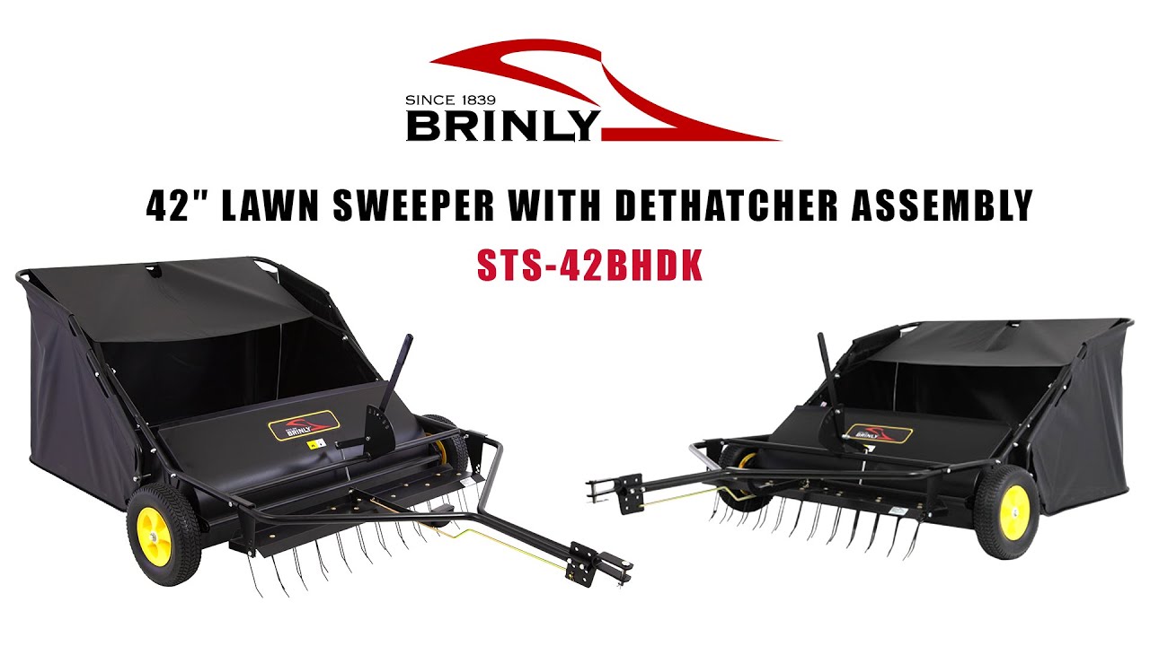 Assembly Video: Brinly Sweeper/Dethatcher 2-in-1 Combo. Model: STS 42BHDK