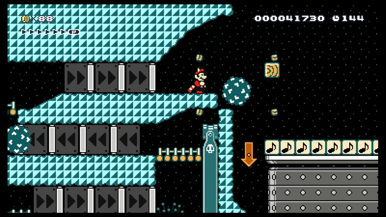 Super Mario Maker 2: Cramped Cave