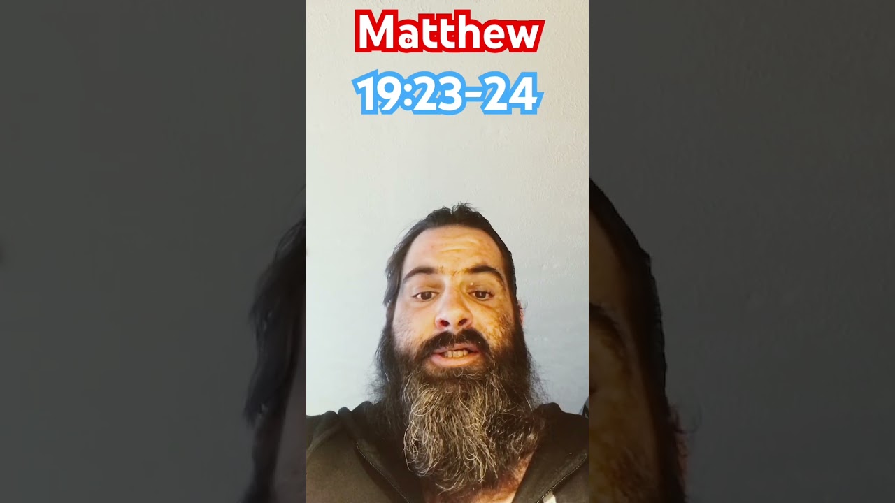 Matthew 19:23-24