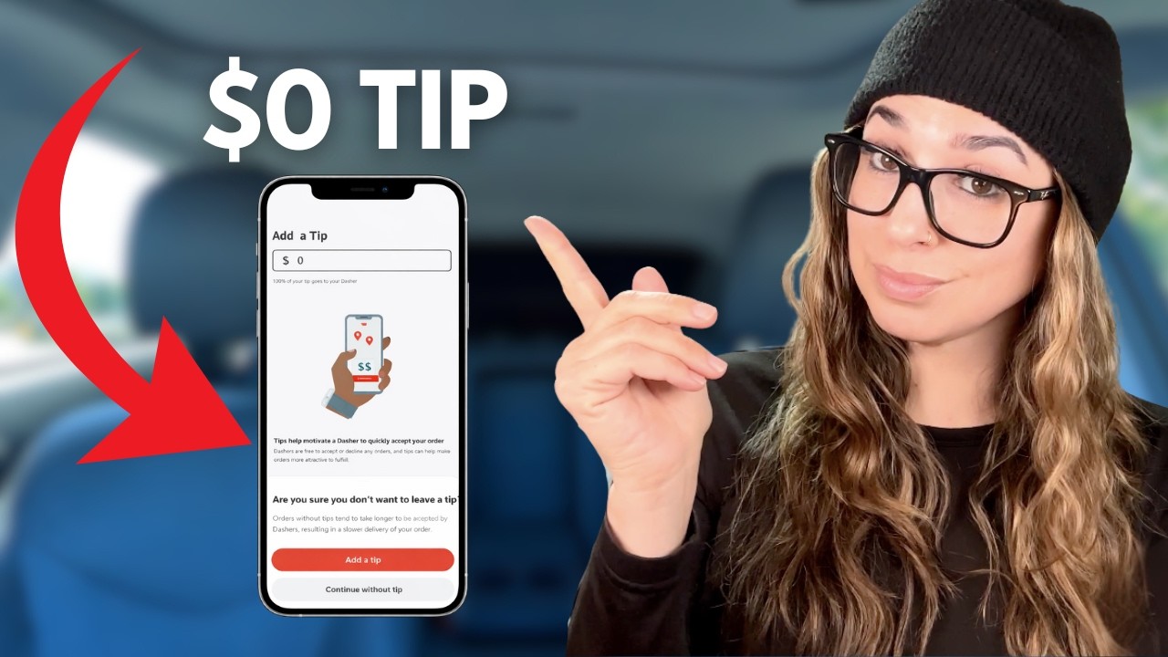 Что происходит с заказами без чаевых? (DoorDash и Uber Eats)