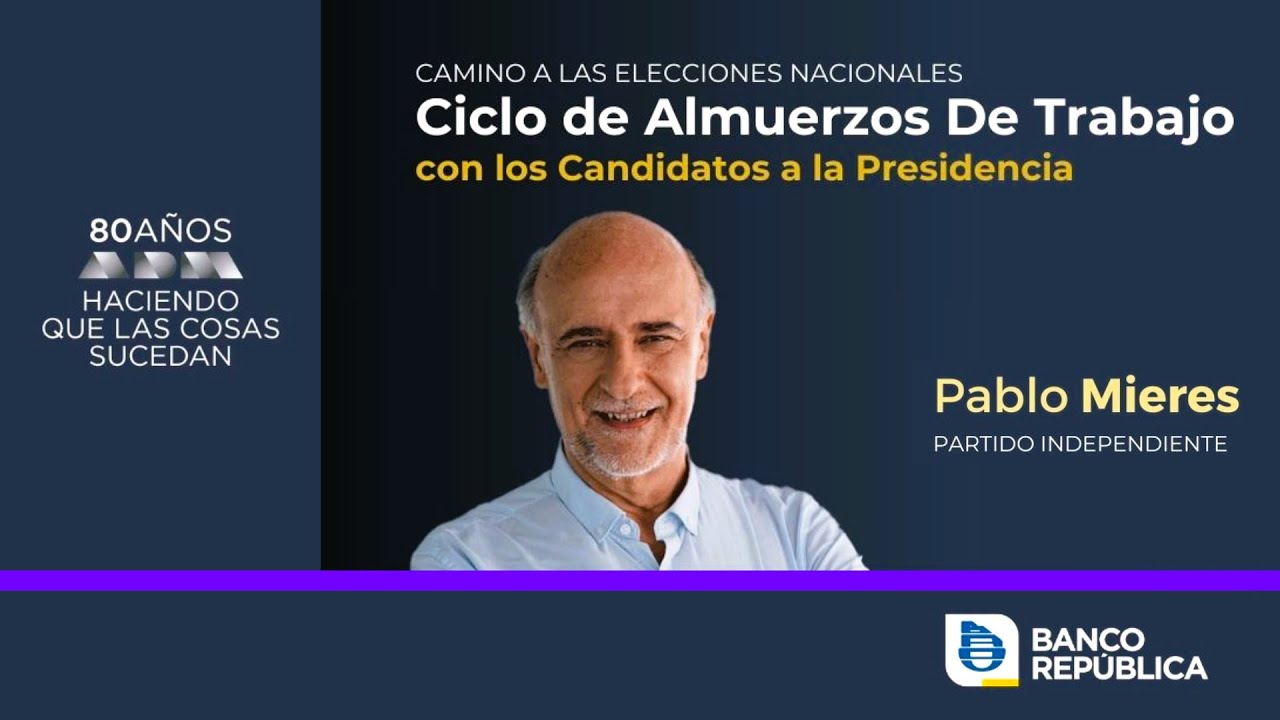 Almuerzo ADM. Pablo Mieres. 14/8/2024