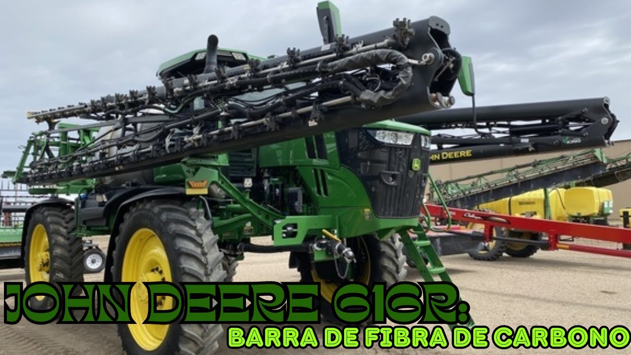 John Deere 616R: O Futuro da Agricultura com Barra de Fibra de Carbono #johndeere #pulverizador