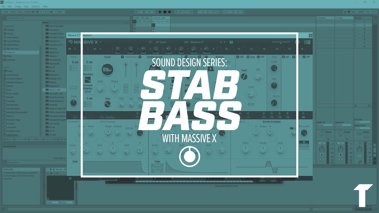 How to Make a Stab Bass in Massive X