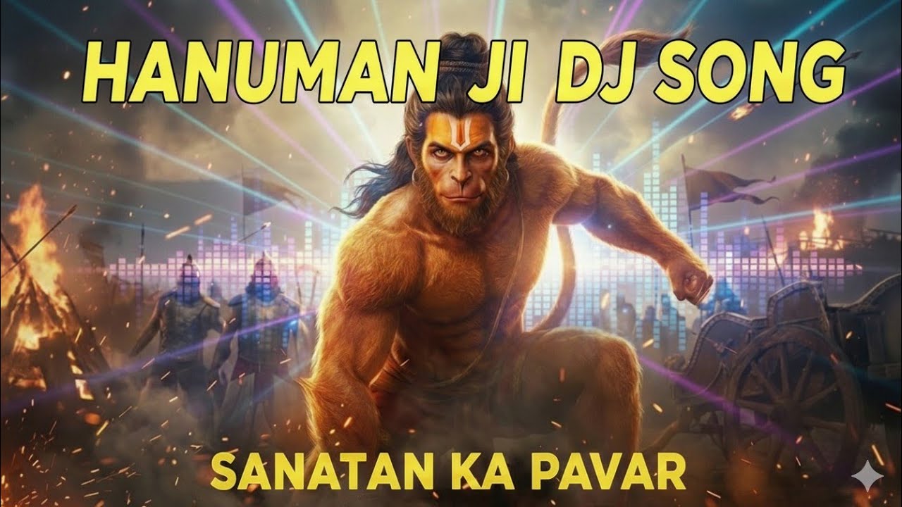 🚩🔊 बजाओ DJ इतना जोर से, जय हनुमान गूंजे हर ओर 🔊🚩#JaiHanuman #DJBhajan #HanumanPower #LoudDJ #Sanatan