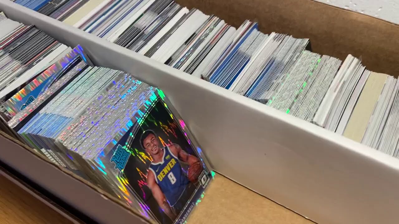 ASMR: sleeving basketball RCs and gum chewing