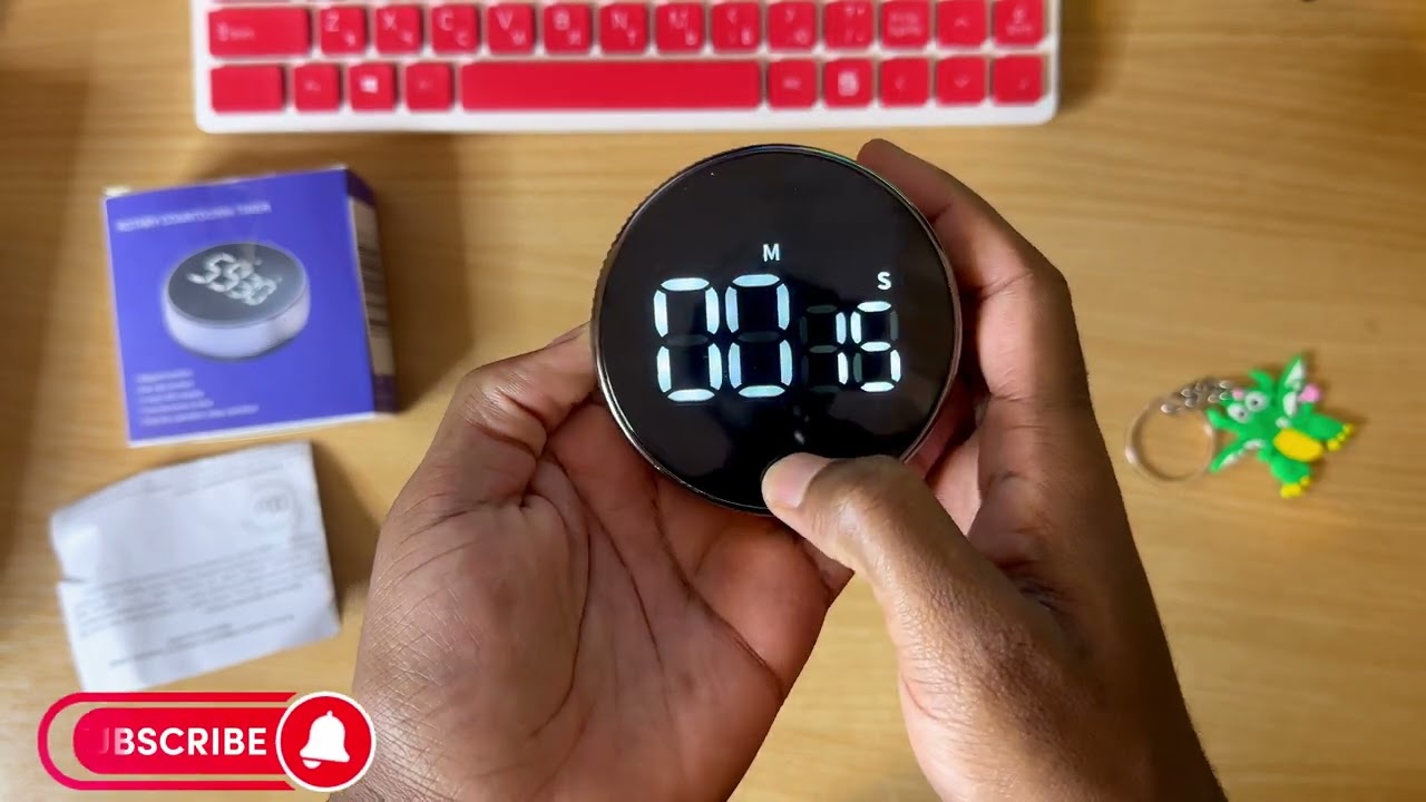 Unboxing and Review Rotary Countdown Timer Large LED Display ,цифровой магнитный таймер