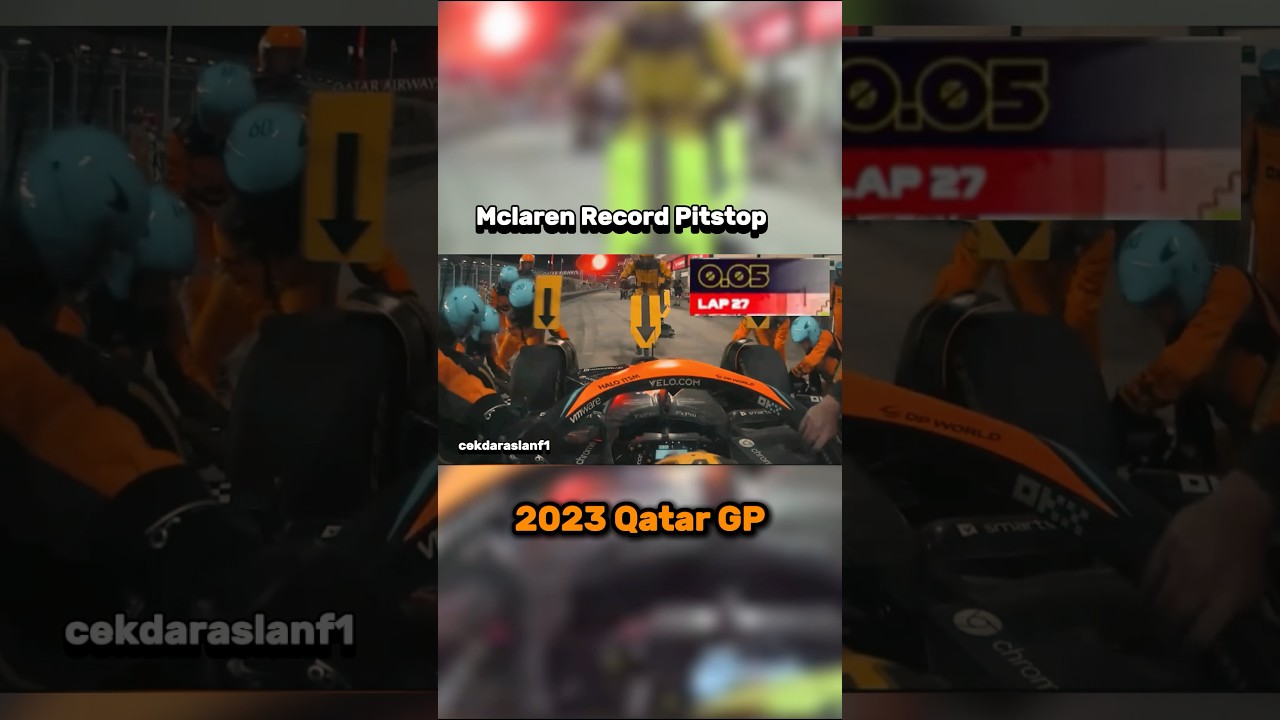 Mclaren’s Record Pitstop In Qatar