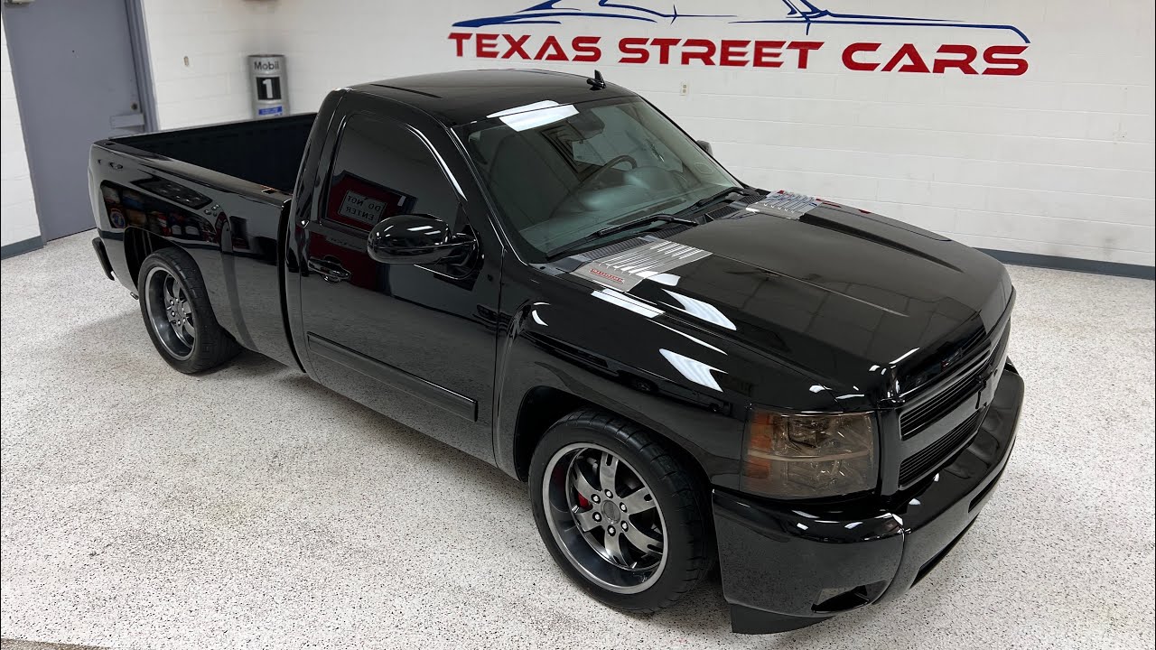 Chevrolet Silverado 2010 года с турбонаддувом, койловерами, дисками BBS, тормозами SSBC, небольши...