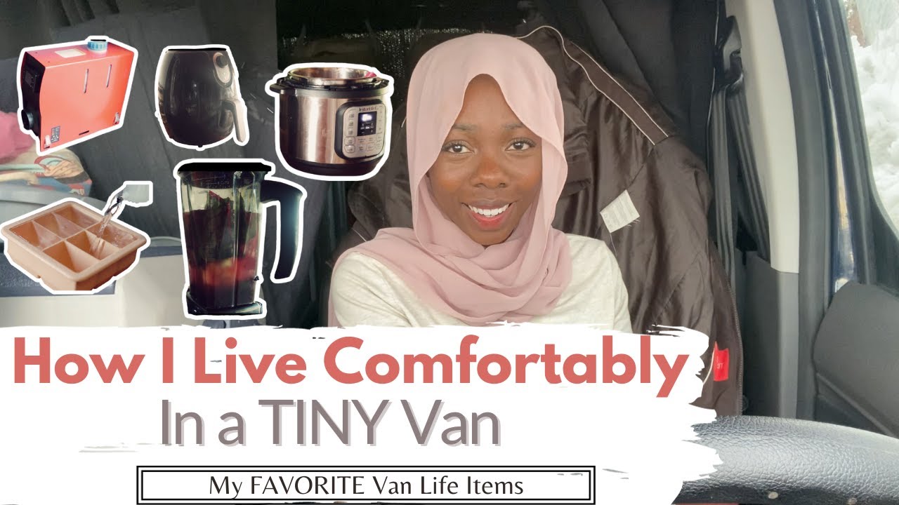28 USEFUL Items for My Tiny Van Home // Living in a Van Full Time