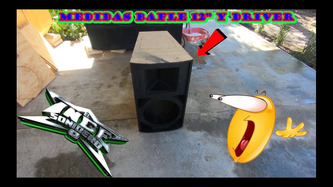 ✨🤪MEDIDAS ,PIEZAS BAFLE 12