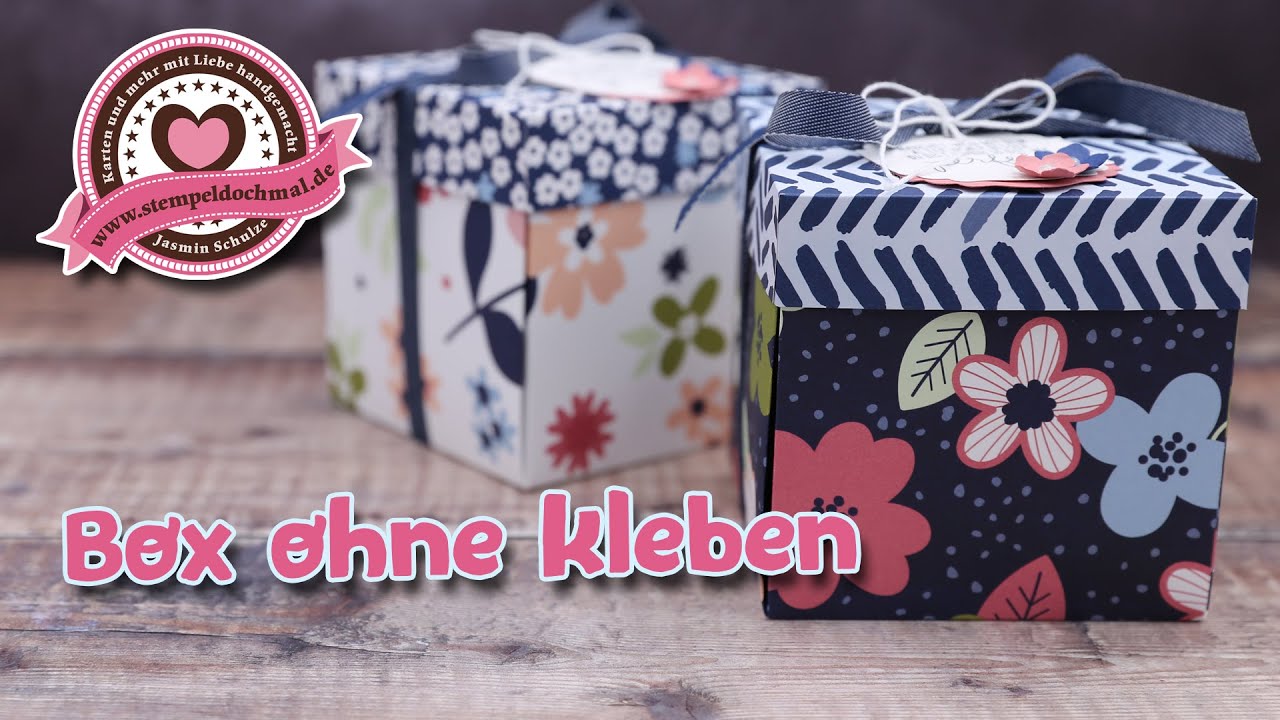 Tutorial: Box ohne Kleben mit Produkten von Stampin' Up!