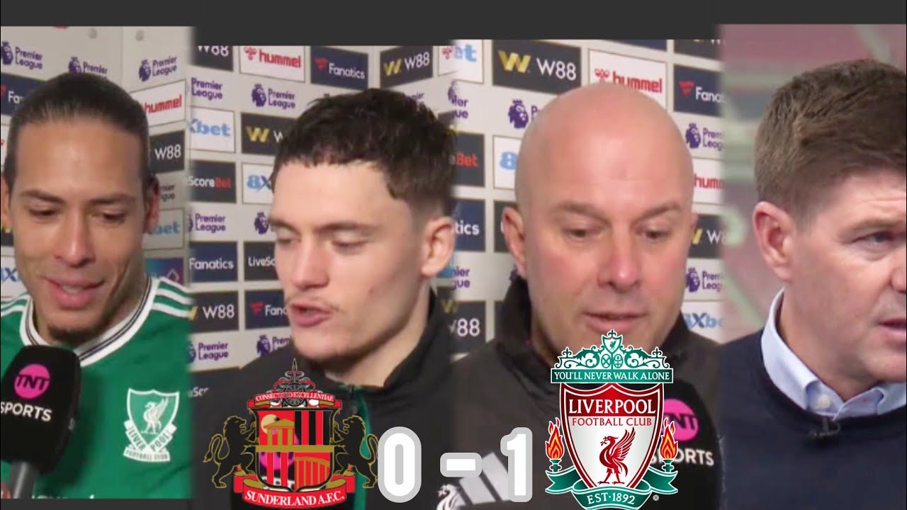 Sunderland 0-1 Liverpool: Van Dijk Grabs Dramatic Winner | Gerrard Full Reaction
