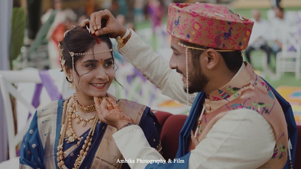 Pratiksha & Deva Wedding Highlights #wedding #marathiwedding #trending #viral #coupleentry #love 