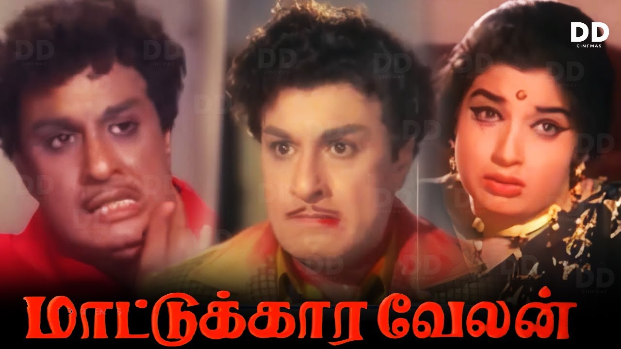 Mattukkara Velan - Tamil Movie | MGR |  Jayalalithaa | Lakshmi | #ddcinemas #ddmovies