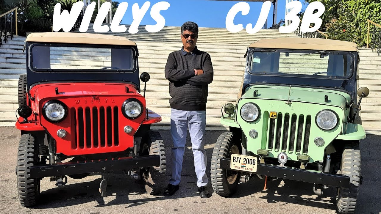Original Willys CJ 3Bs #1956 #1961 #overhead #militarydisposal #willys #udaipur #jeep #ubercool