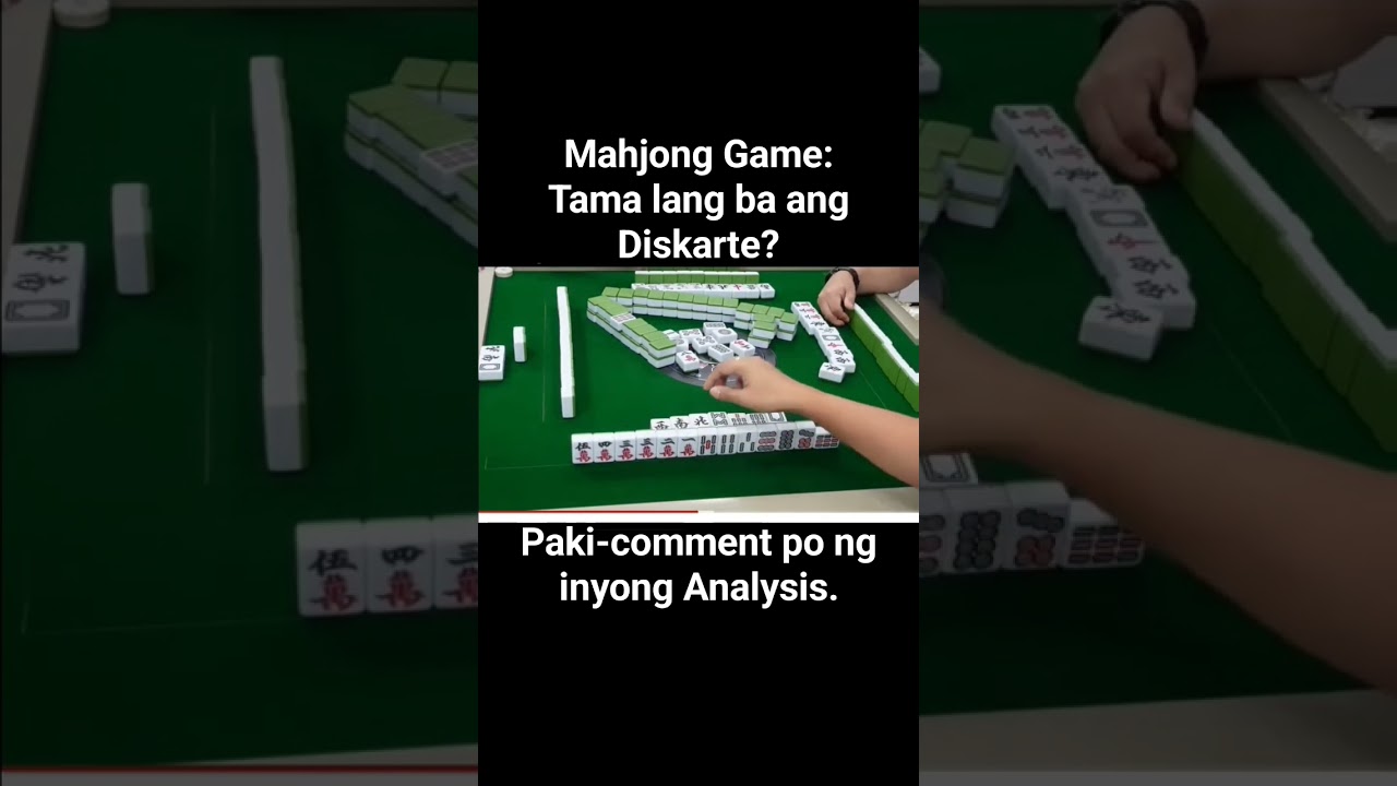 Mahjong - Tama ba ang Diskarte? #pinoygamemasters #mahjong #madyong #mahjongtiles #filipinomahjong