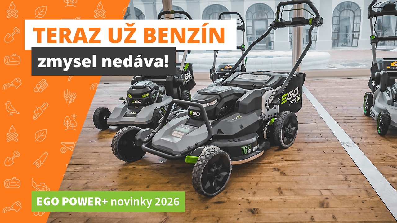 EGO práve ukázalo budúcnosť záhradnej techniky! | doveziem.to