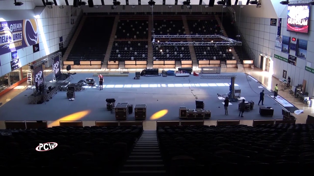 PCW Grandslam - Wrestling Venue Setup Timelapse