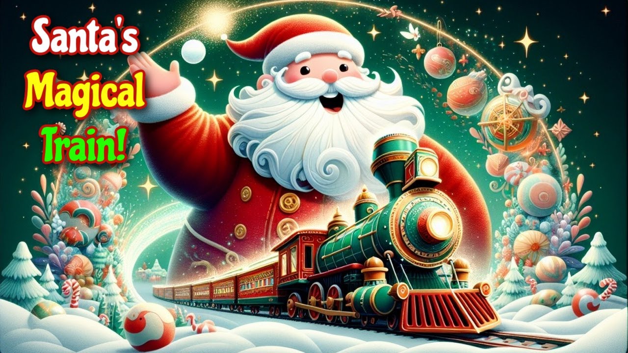 Sleep Meditation for Kids SANTA'S MAGICAL TRAIN RIDE 🎅 🚂 Christmas Bedtime Story for Kids