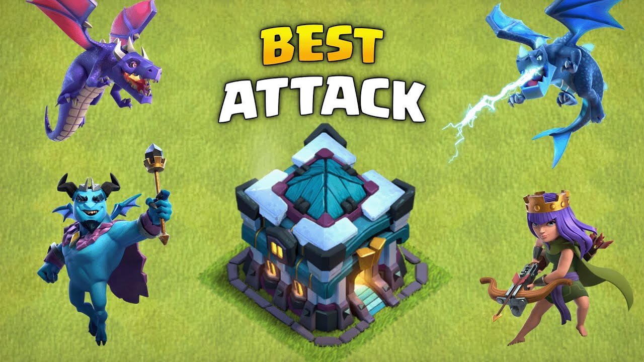 Best TH13 War Attack Strategy 2025 | Town Hall 13 Best Dragon Attack for 3 Stars!