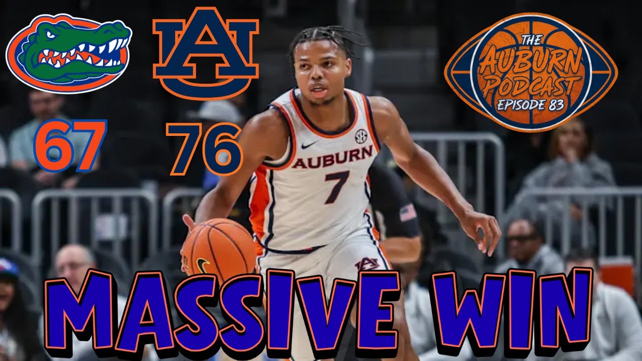 Auburn ends Florida's home dominance with statement road win!