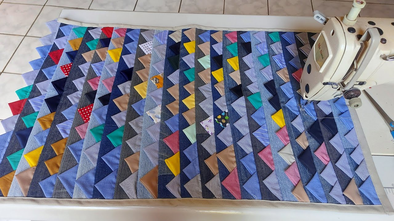 COMO FAZER UM TAPETE DE BICOS EM JEANS 😱 LINDO E FÁCIL.