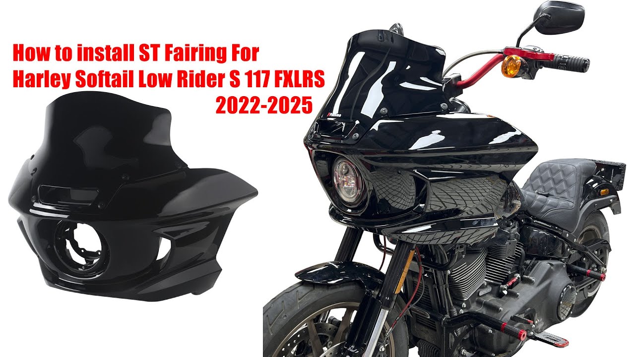 EASY Harley Softail Low Rider S Headlight Fairing Upgrade You Can Do Yourself