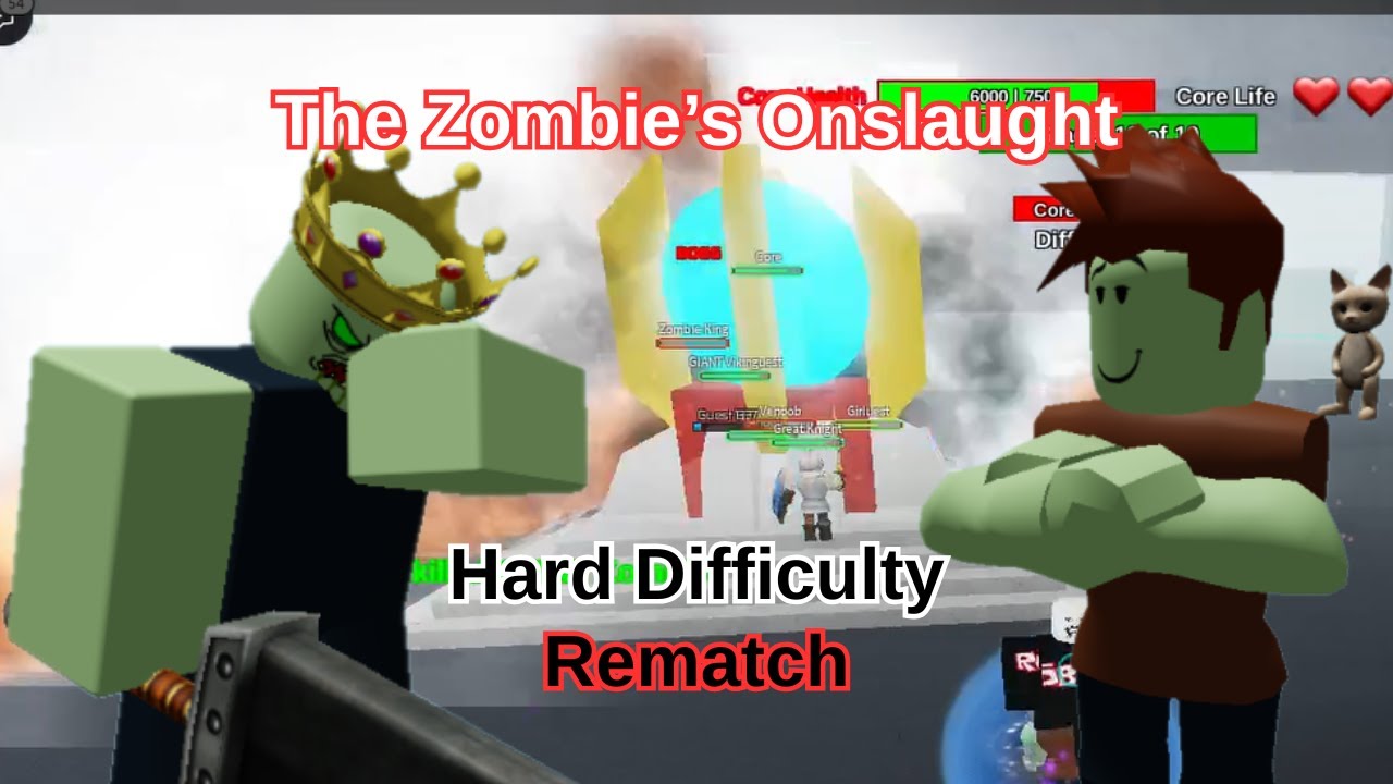 The Zombie's Onslaught - Hard Difficulty [Rematch]