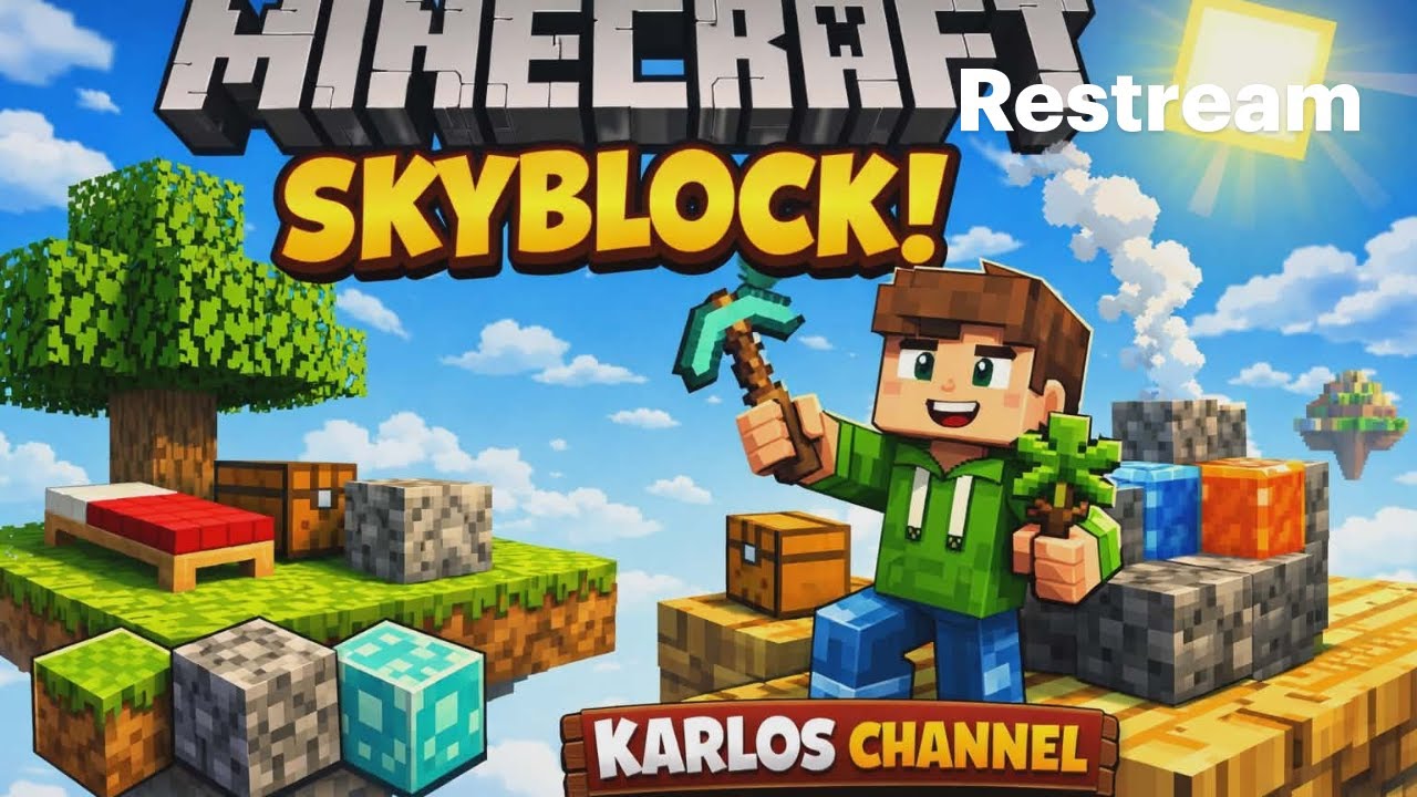 [LIVE]🔴 Minecraft CZ #28 - Skyblock