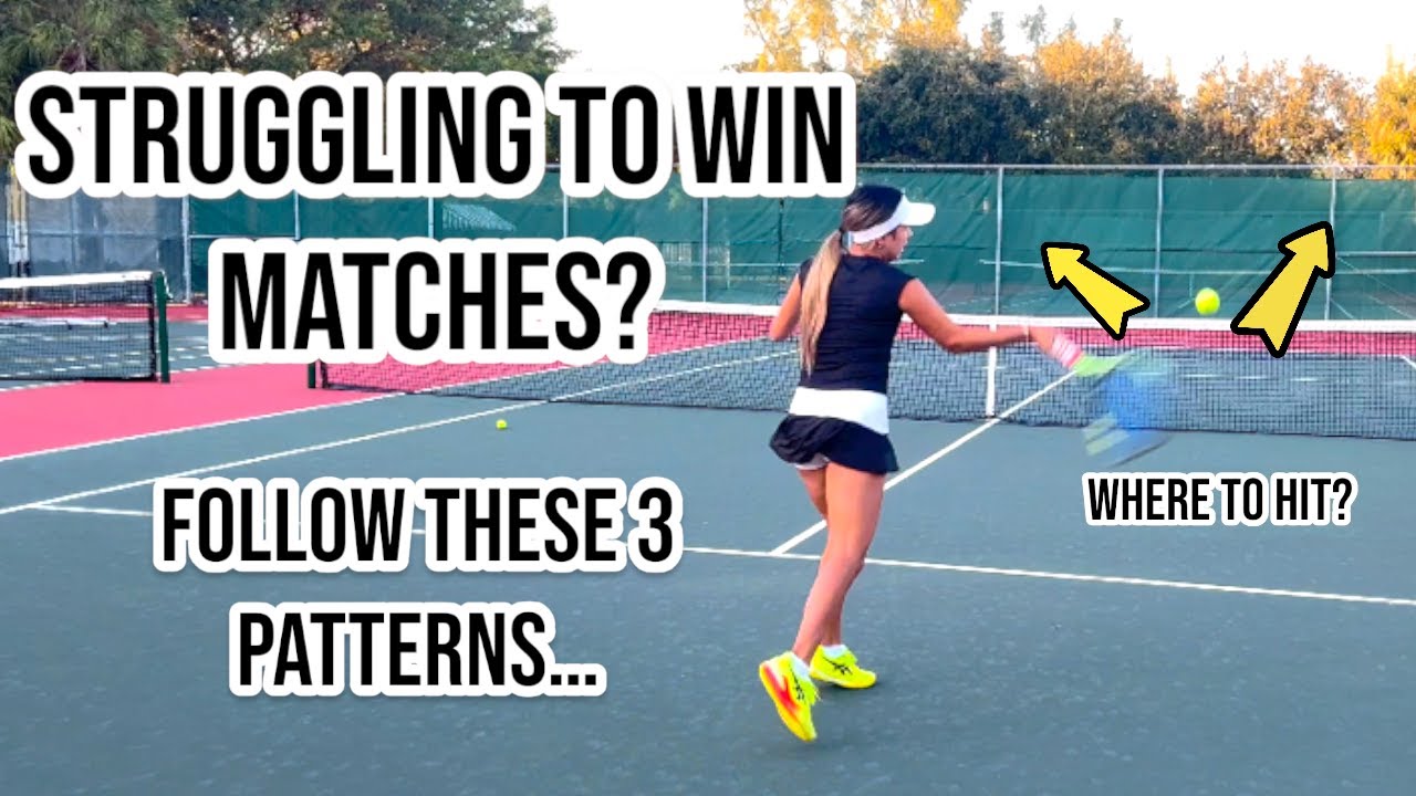 Make Tennis Simple With 3 Pattern Strategies - How to Win Points in Tennis