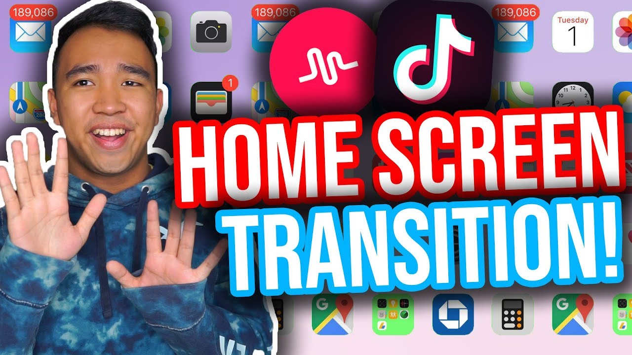 TIKTOK HOME SCREEN TRANSITION TUTORIAL! *NEW*