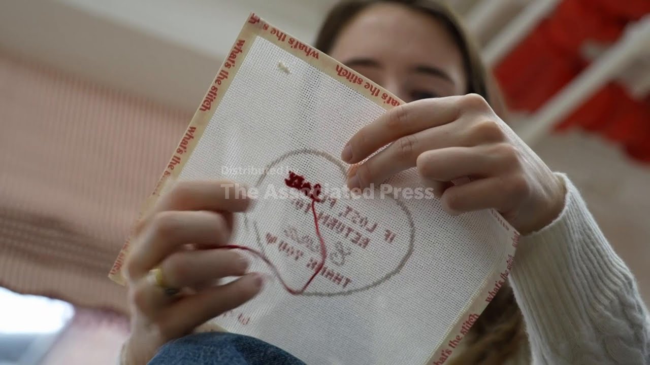 From needlepoint to mahjong, young people are embracing ‘grandma hobbies’