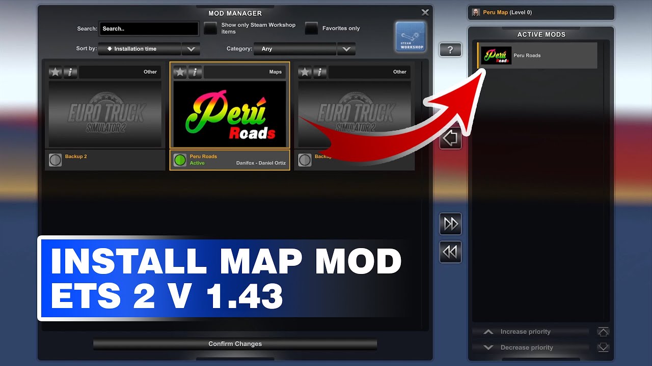 How To Install Map Mod in Euro Truck Simulator 2  - Standalone Map #Tutorial