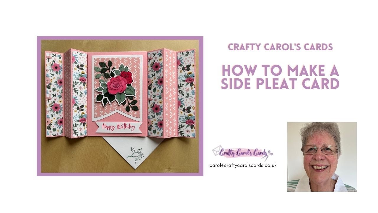 How to make a side pleat card