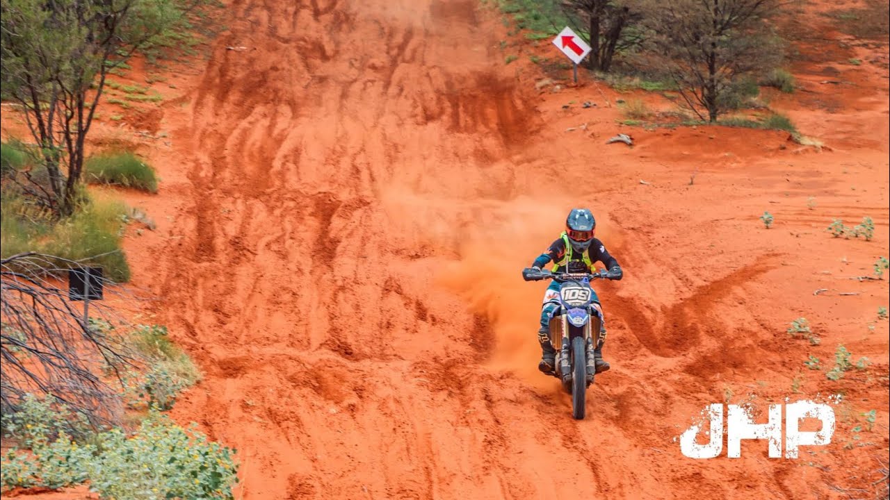 2021 Finke Desert Race track pre-run 2021 YZ450F testing