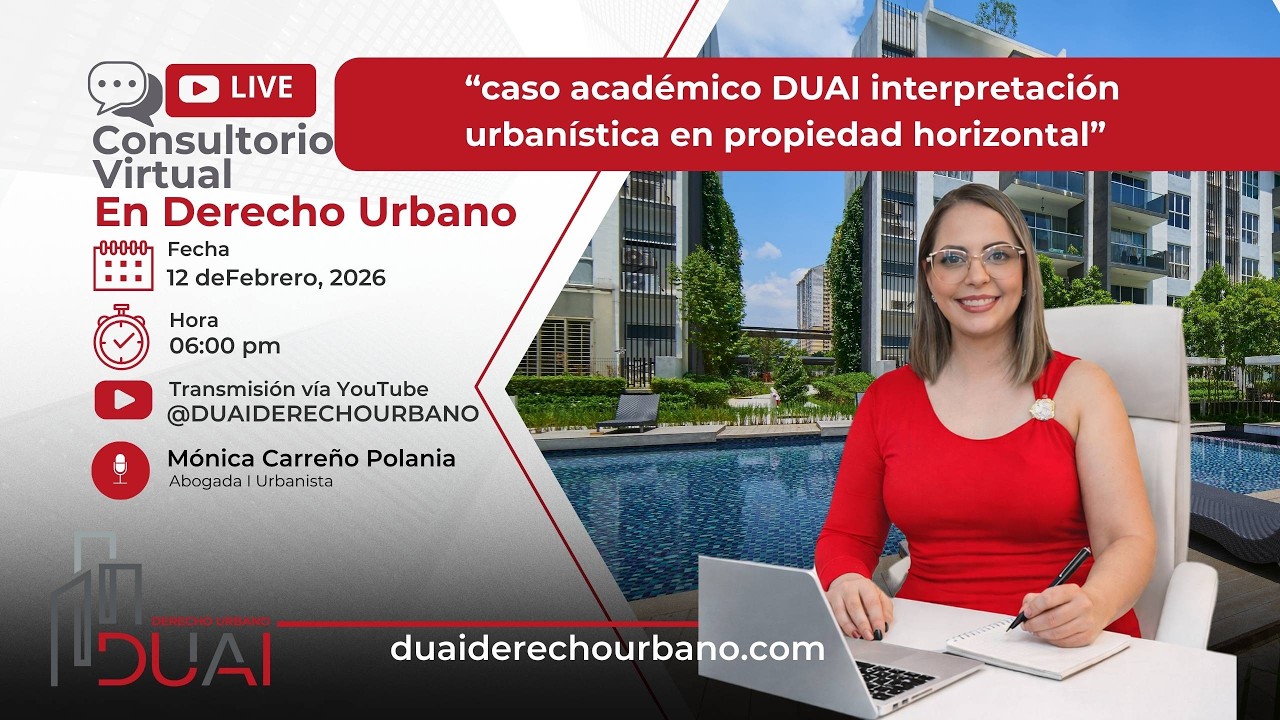 ⚫ Consultorio virtual en Derecho Urbano |  DUAI interpretación urbanística en propiedad horizontal