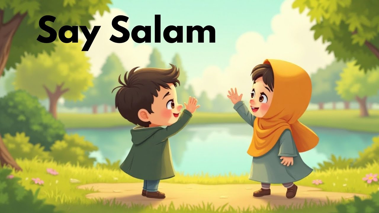 “Say Salam! 🤝 | Spread Peace Like the Prophet (PBUH)”