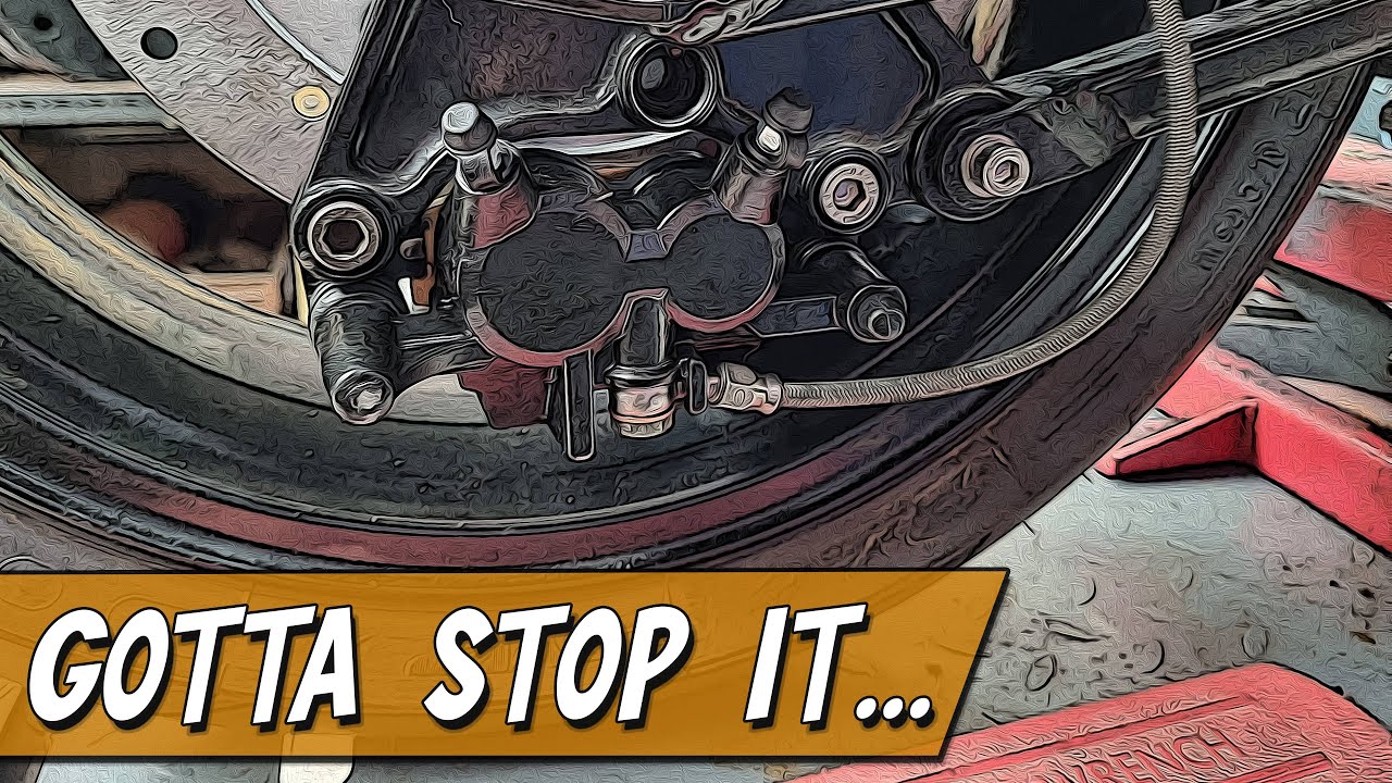 Rebuilding the brakes - 1990 Kawasaki ZZR1100
