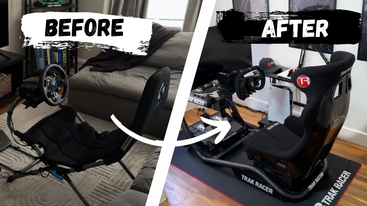 Playseat to Trak Racer TR8 Pro — Building a Real Sim Racing Foundation