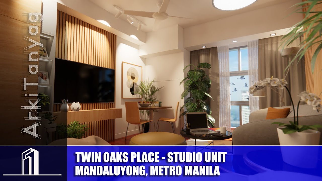 Twin Oaks Place - Studio Unit - Mandaluyong | Small Condo Design Ideas | ArkiTanyag