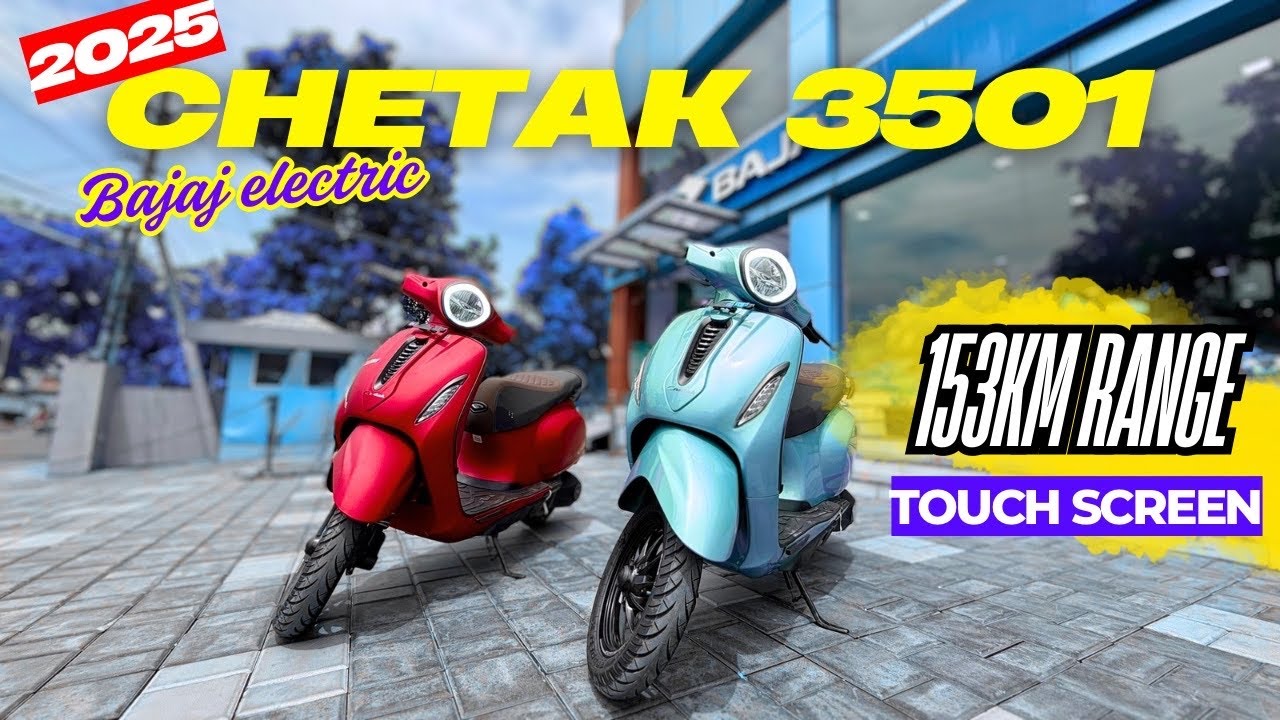 153km Range 🔥| 2025 Bajaj chetak 3501 New | Touch screen | 35L boot | Top hidden features malayalam