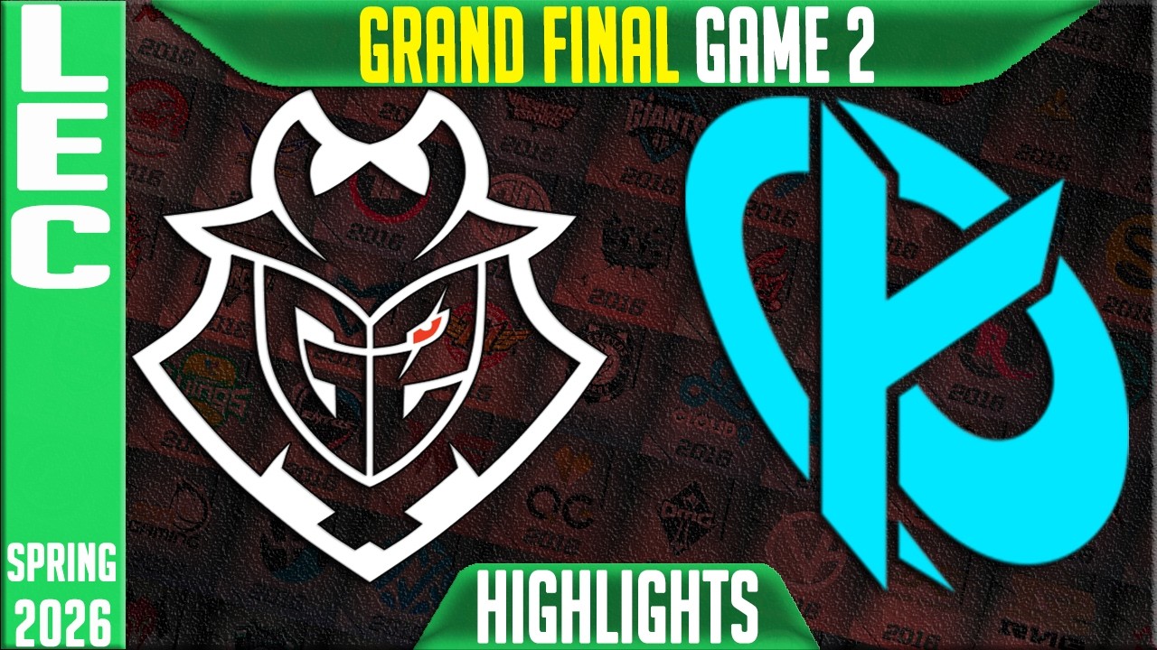 G2 vs KC Highlights Game 2 | Grand Final LEC Playoffs 2026 | G2 Esports vs Karmine Corp G2