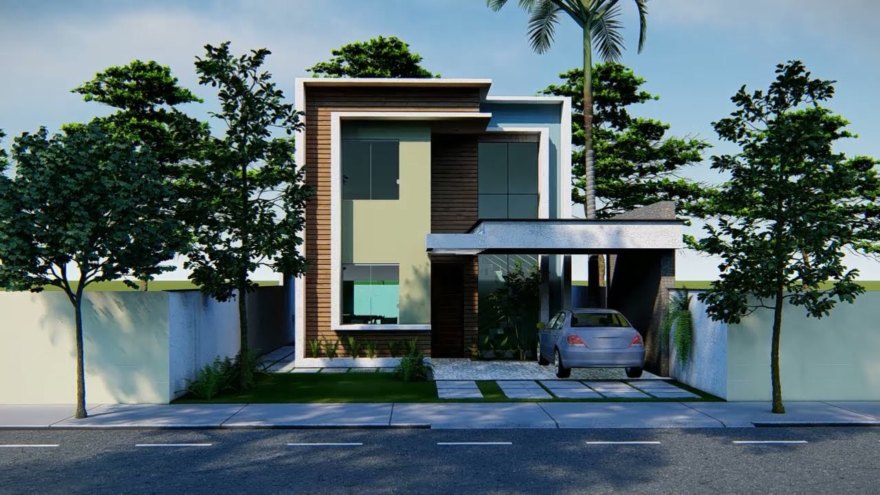 PLANTA DE CASA SOBRADO COM 4 QUARTOS SENDO 1 SUITE MASTER E VARANDA GOURMET