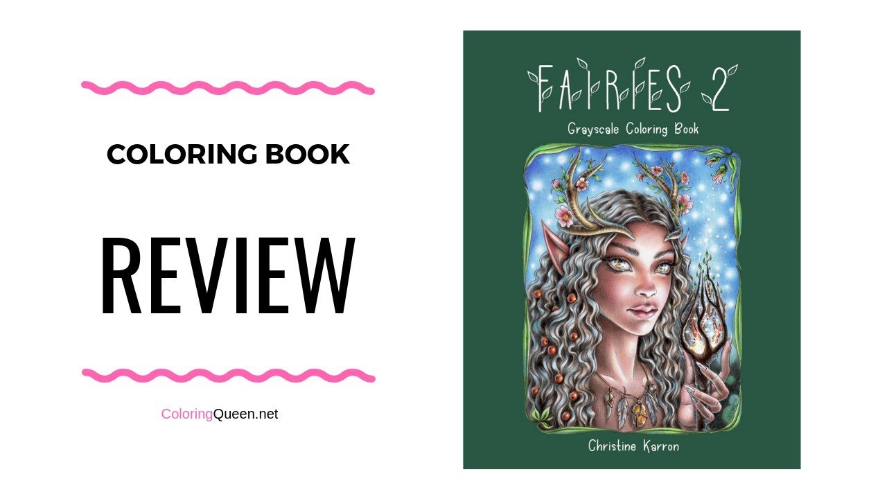 Fairies 2 Coloring Book Review - Christine Karron