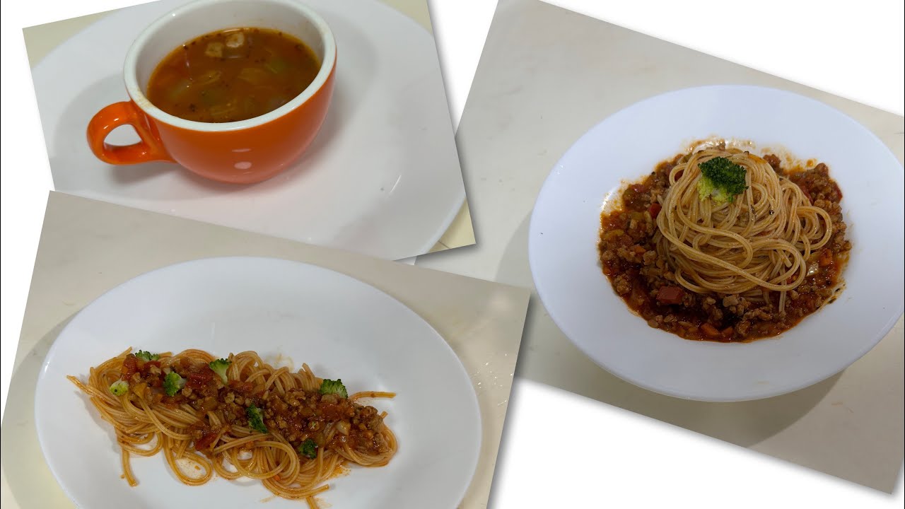 家政課 301-C4義大利肉醬麵 & 303-A2 義大利蔬菜湯